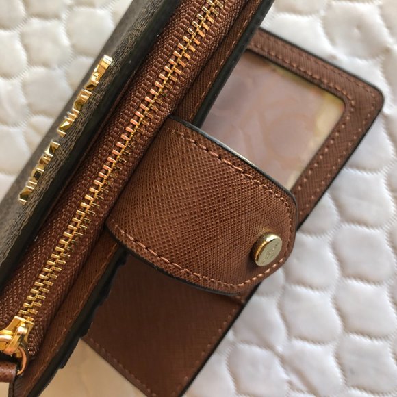 New Calvin Klein Brown Leather Wallet - Picture 4 of 6